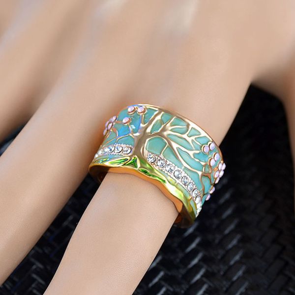 charm enamel tree branch zircon ring female creative vintage wedding engagement ring jewelry women accessories, Slivery;golden
charm enamel tree branch zircon ring female creative vintage wedding engagement ring jewelry women accessories, Slivery;golden