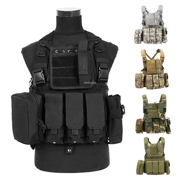 hunting jackets army shooting vest with ak mag pouches adjustable tactical combat outdoor paintball molle waistcoat, Camo;black
hunting jackets army shooting vest with ak mag pouches adjustable tactical combat outdoor paintball molle waistcoat, Camo;black