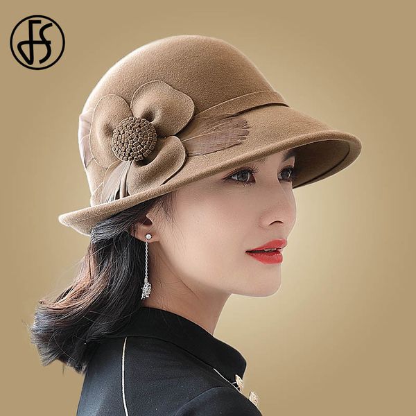 fs elegant wide brim flower 100% wool felt hats lady formal wool fedora feather red black round hat women cloche caps, Blue;gray
fs elegant wide brim flower 100% wool felt hats lady formal wool fedora feather red black round hat women cloche caps, Blue;gray