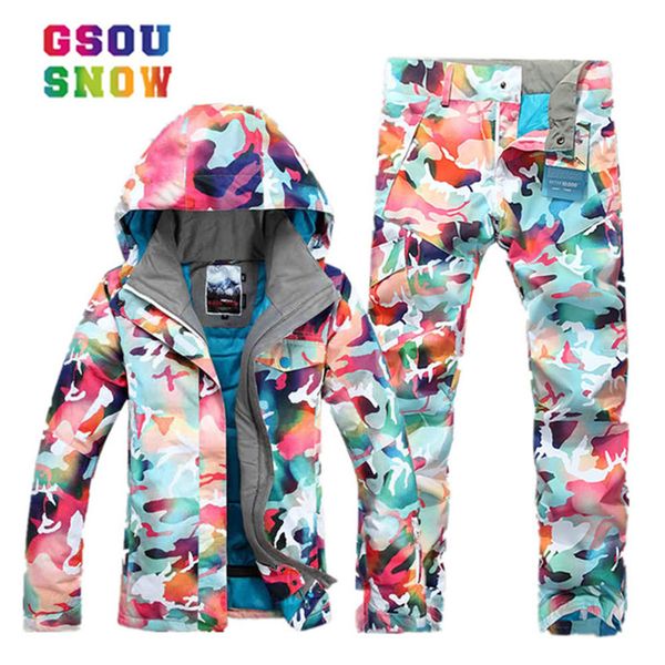 gsou snow new waterproof ski suit women winter suit thermal ski jacket+ski pants outdoor snowing clothing set for snowboarding
gsou snow new waterproof ski suit women winter suit thermal ski jacket+ski pants outdoor snowing clothing set for snowboarding