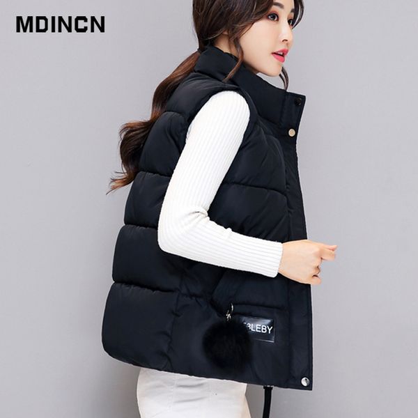 women winter vest waistcoat autumn down cotton padded stand collar sleeveless zipper solid ultra light duck down vest jacket, Black;white
women winter vest waistcoat autumn down cotton padded stand collar sleeveless zipper solid ultra light duck down vest jacket, Black;white