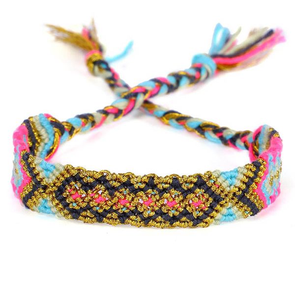 браслет дружбы новые поступления ручной тканые красочный cotton gold silver thread роскошные ювелирные изделия от дизайнеров женские браслет, Black
браслет дружбы новые поступления ручной тканые красочный cotton gold silver thread роскошные ювелирные изделия от дизайнеров женские браслет, Black