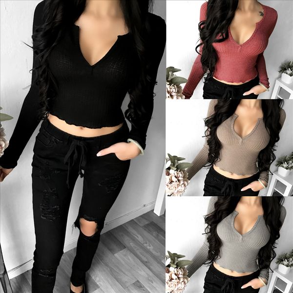 season women's long-sleeved v-neck characteristic navel season women's long-sleeved t-shirt v-neck characteristic navel t, White
season women's long-sleeved v-neck characteristic navel season women's long-sleeved t-shirt v-neck characteristic navel t, White