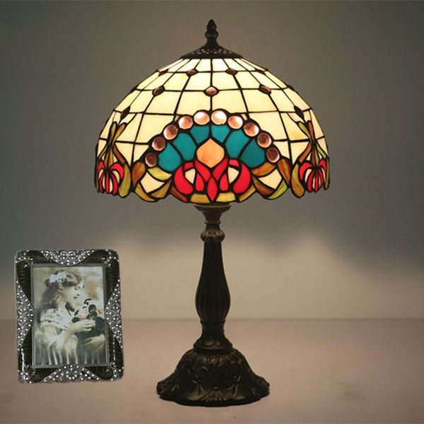 new brief alloy resin base stained glass lampshade table lights lamp simple living room bedside study reading desk lamp dia30cm h49cm
new brief alloy resin base stained glass lampshade table lights lamp simple living room bedside study reading desk lamp dia30cm h49cm