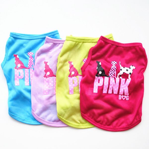 dog clothes for small dog cat vest t-shirt summer clothing printed pet shirt puppy costume 4 colors
dog clothes for small dog cat vest t-shirt summer clothing printed pet shirt puppy costume 4 colors