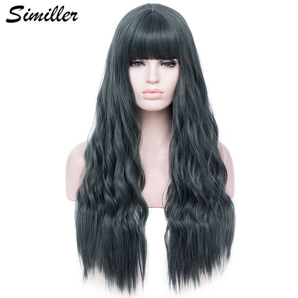 similler curly hair synthetic long wigs for women heat resistance fiber cosplay wig pink purple 4colors available, Black
similler curly hair synthetic long wigs for women heat resistance fiber cosplay wig pink purple 4colors available, Black