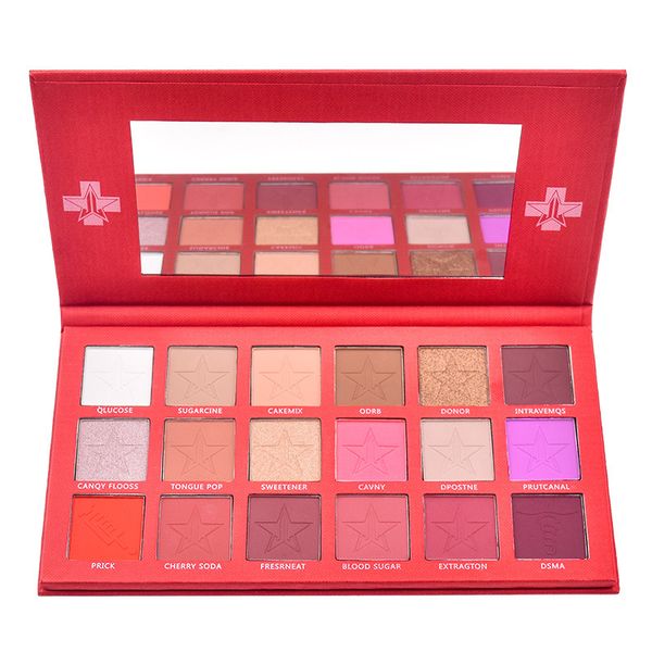 New makeup palette blood ugar eye hadow 18 color eye hadow pre ed pigment palette matte eye hadow palette
New makeup palette blood ugar eye hadow 18 color eye hadow pre ed pigment palette matte eye hadow palette