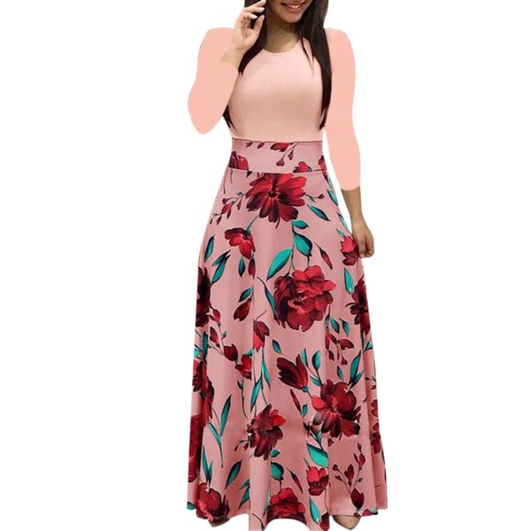 fashion women long sleeve floral boho print long ladies casual lenght 401#, Black;gray
fashion women long sleeve floral boho print long ladies casual lenght 401#, Black;gray