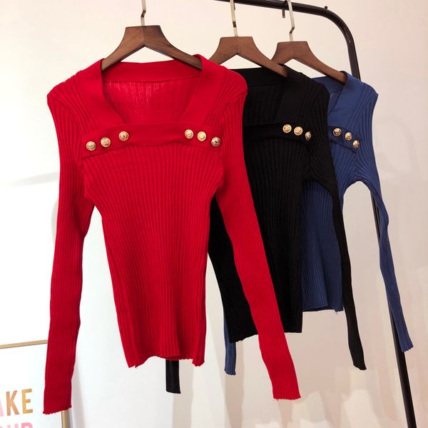 stretch sweater women 2019 autumn chic bodycon knitted sweater square collar long sleeve sweaters femme jumper pullover, White;black
stretch sweater women 2019 autumn chic bodycon knitted sweater square collar long sleeve sweaters femme jumper pullover, White;black