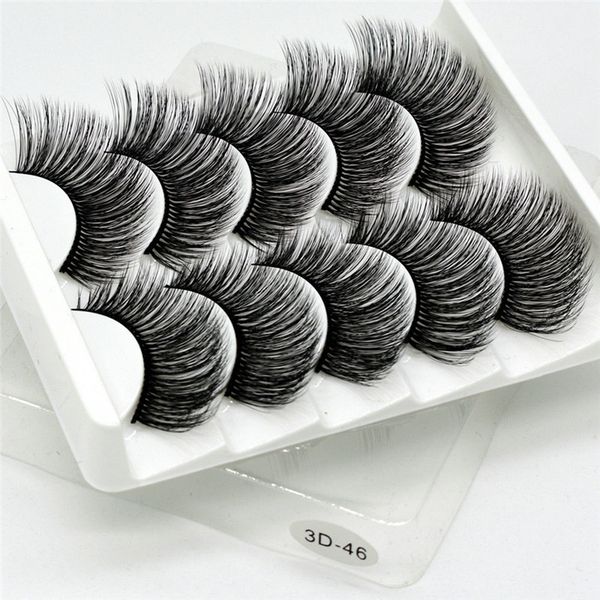 3d faux mink lashes handmade long false eyelashes 5 pairs multilayer cross thick fake eye lash makeup tools
3d faux mink lashes handmade long false eyelashes 5 pairs multilayer cross thick fake eye lash makeup tools