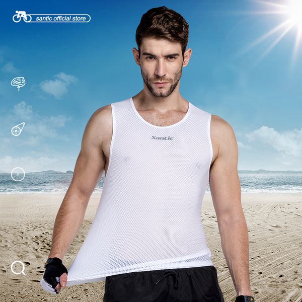 santic men cycling vest ciclismo breathable quick dry sleeveless santic n-feel reflective cycling sports vest running, Black
santic men cycling vest ciclismo breathable quick dry sleeveless santic n-feel reflective cycling sports vest running, Black