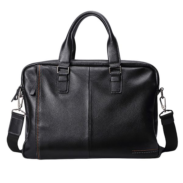 new leather men's briefcase fashion large capacity business bag black male shoulder lapbag
new leather men's briefcase fashion large capacity business bag black male shoulder lapbag