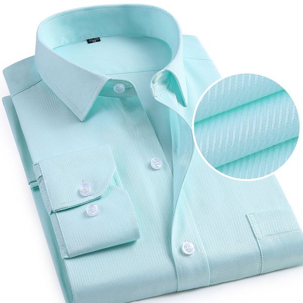 men formal dress shirts turn down collar full length chest pocket slim fit twill business soft non-iron male, White;black
men formal dress shirts turn down collar full length chest pocket slim fit twill business soft non-iron male, White;black