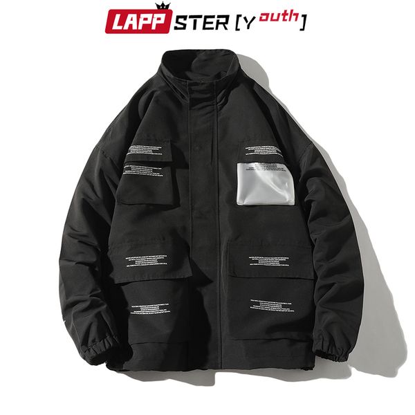 men's jackets lappster-youth men streetwear bomber 2021 autumn harajukiu and coats pockets korean black hip hop windbreaker, Black;brown
men's jackets lappster-youth men streetwear bomber 2021 autumn harajukiu and coats pockets korean black hip hop windbreaker, Black;brown