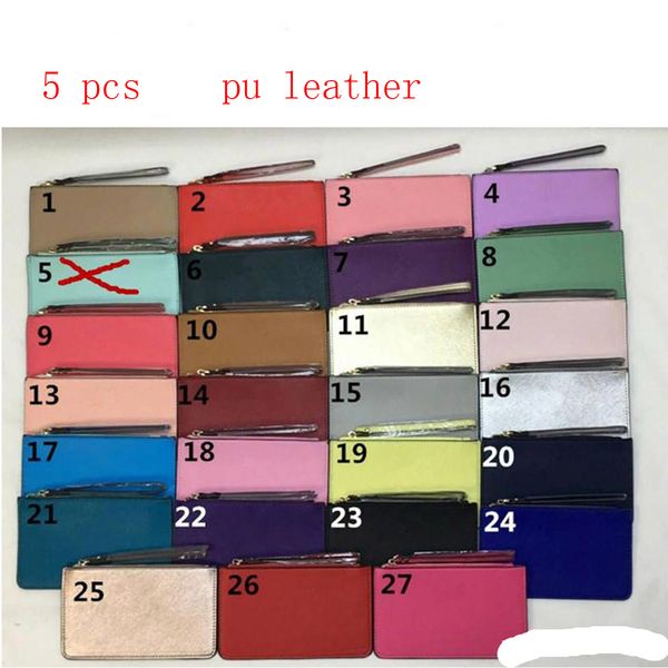 5pcs women leather wallets wristlet women holders clutch bags zipper card bag, Red;black
5pcs women leather wallets wristlet women holders clutch bags zipper card bag, Red;black