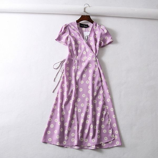 women clothes designer dresses flower dot print wrap dress women short sleeve chiffon beach dress korean v neck midi dress boho vestidos, Black;gray
women clothes designer dresses flower dot print wrap dress women short sleeve chiffon beach dress korean v neck midi dress boho vestidos, Black;gray