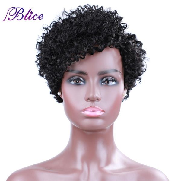 synthetic wigs blice short black afro kinky curly wig for women african american machine made kanekalon hair
synthetic wigs blice short black afro kinky curly wig for women african american machine made kanekalon hair