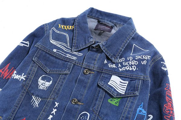 luxury mens jeans jacket men streets doodle denim coat male motorbike jeans coat jackets asian size men clothing ww, Black;brown
luxury mens jeans jacket men streets doodle denim coat male motorbike jeans coat jackets asian size men clothing ww, Black;brown