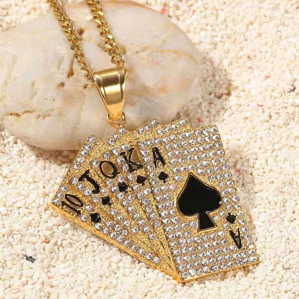 iced out 10jqka покер кулон ожерелья мужчины роскошный дизайнер мужские bling алмаз лопата карты подвески хип-хоп золотое ожерелье ювелирные, Silver
iced out 10jqka покер кулон ожерелья мужчины роскошный дизайнер мужские bling алмаз лопата карты подвески хип-хоп золотое ожерелье ювелирные, Silver