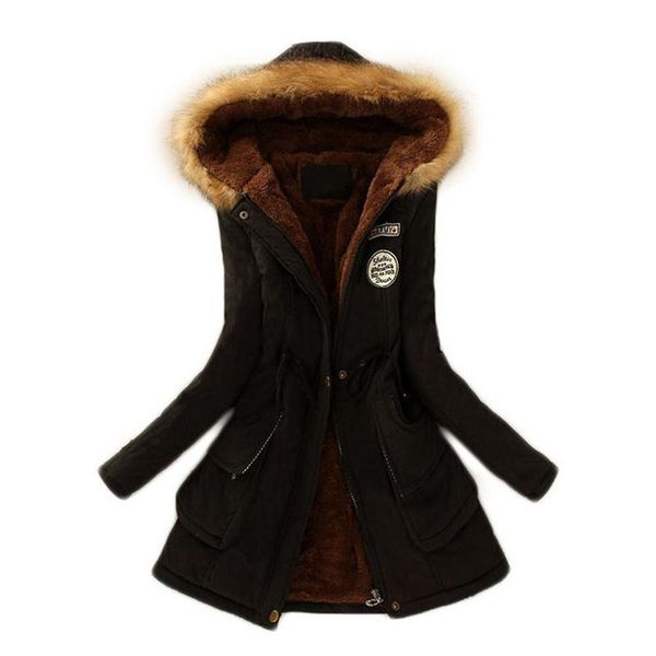 women's hooded long cotton coat casual waist slimming fashion soft belt korean style winter autumn jacket comfortable leisure, Black
women's hooded long cotton coat casual waist slimming fashion soft belt korean style winter autumn jacket comfortable leisure, Black