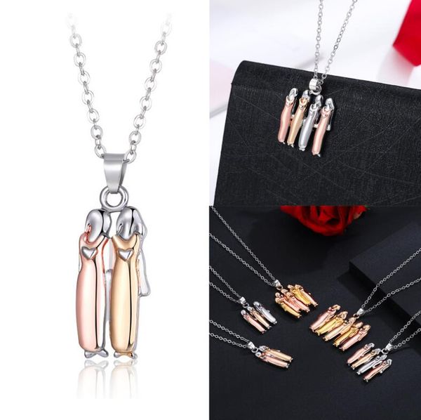 2/3/4/5/6pcs friends sister pendant necklaces sisters necklace handmade-gift tri-color ing, Silver
2/3/4/5/6pcs friends sister pendant necklaces sisters necklace handmade-gift tri-color ing, Silver