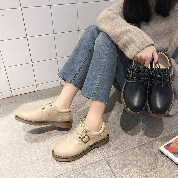 british style casual woman shoe womens derby shoes round toe black flats 2020 fashion women's preppy leather cross modis retro
british style casual woman shoe womens derby shoes round toe black flats 2020 fashion women's preppy leather cross modis retro