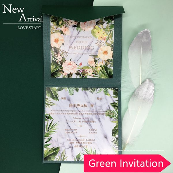 2020 creative green square invitations cards greeting cards with envelope customized party card 15x15cm wedding party invitation
2020 creative green square invitations cards greeting cards with envelope customized party card 15x15cm wedding party invitation