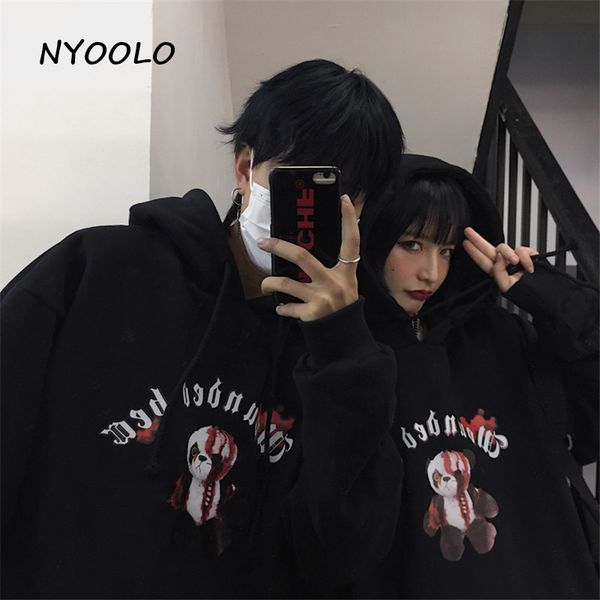 nyoolo harajuku style violent bloody panda letters print fleece warm hoodies autumn winter hooded pullovers sweatshirt women men, Black
nyoolo harajuku style violent bloody panda letters print fleece warm hoodies autumn winter hooded pullovers sweatshirt women men, Black