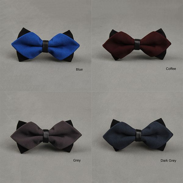 2019 new arrivals fashion double layer solid men's bowties romantic wedding groom white dark blue bow tie for men with gift box, Blue;white
2019 new arrivals fashion double layer solid men's bowties romantic wedding groom white dark blue bow tie for men with gift box, Blue;white