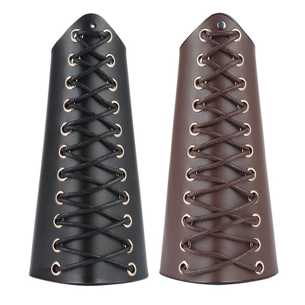 1 pcs professional archery arrow shooting target arm guard protection safe lace up armband for traditional recurve bow, Black;gray
1 pcs professional archery arrow shooting target arm guard protection safe lace up armband for traditional recurve bow, Black;gray