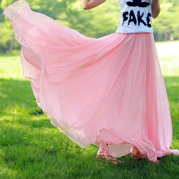 2019 solid color floor-length women joker chiffon stretch high waist maxi dress skater flared pleated long skirt jupe femme, Black
2019 solid color floor-length women joker chiffon stretch high waist maxi dress skater flared pleated long skirt jupe femme, Black