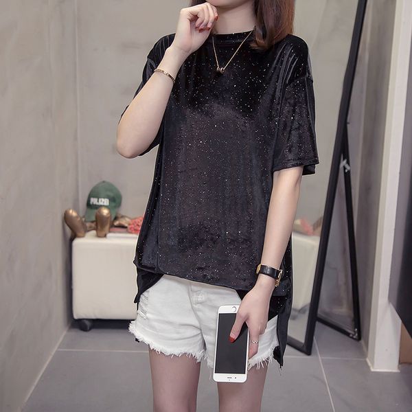plus size shining long t-shirt for women 2020 spring summer fashion loose split t shirts oversize korean vogue tshirt femme, White
plus size shining long t-shirt for women 2020 spring summer fashion loose split t shirts oversize korean vogue tshirt femme, White