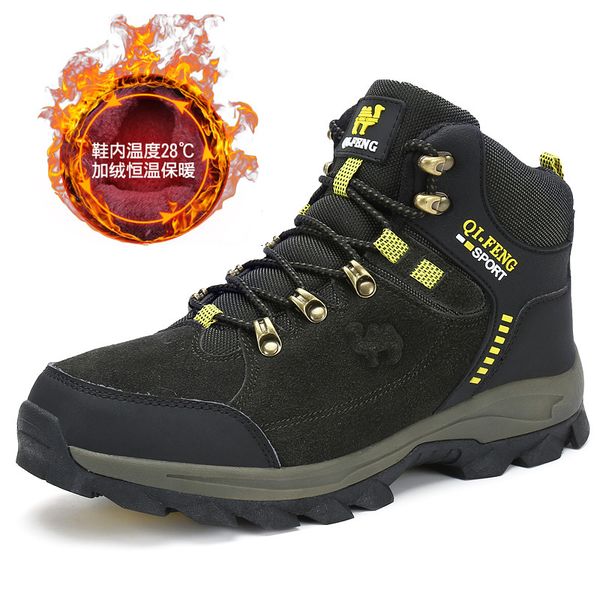 brand men snow boots plus size 39-44 new men boots with fur winter snow botas warm plush shoes high autumn, Black
brand men snow boots plus size 39-44 new men boots with fur winter snow botas warm plush shoes high autumn, Black