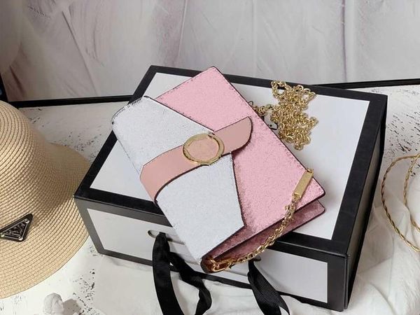 2020 the new chain of oblique bag, women's single shoulder bag necessary summer rectangular package