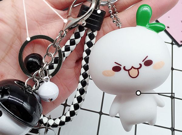 new cute dumpling doll car pu key pendant cartoon creative metal keychain gift bag pendant sale, Black
new cute dumpling doll car pu key pendant cartoon creative metal keychain gift bag pendant sale, Black