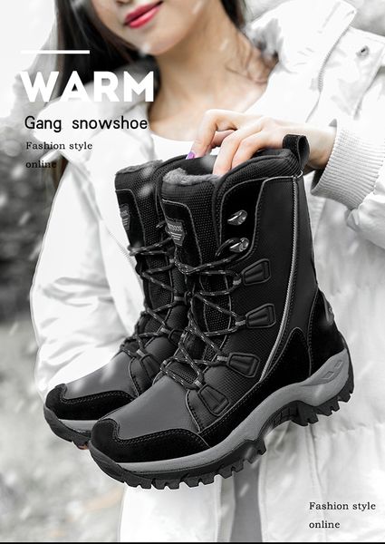 2020 women boots warm winter plush mid-calf waterproof ladies booties black plus size pu leather boots women botas mujer
2020 women boots warm winter plush mid-calf waterproof ladies booties black plus size pu leather boots women botas mujer