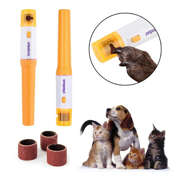

dog nail clippers pet pedicure tool electric automatic pet grinder pet cat puppy paw claw toe nail grinder grooming