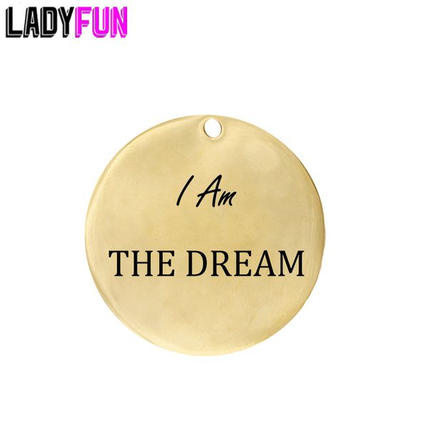 dream charms stainless steel i am the dream charm pendant wholesale jewelry lots handmade accessories, Bronze;silver
dream charms stainless steel i am the dream charm pendant wholesale jewelry lots handmade accessories, Bronze;silver