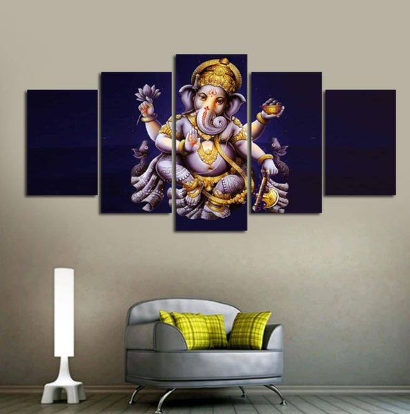 canvas wall art home decor pictures 5 pieces hindu ganesha paintings vintage elephant head god posters hd printed no frame
canvas wall art home decor pictures 5 pieces hindu ganesha paintings vintage elephant head god posters hd printed no frame