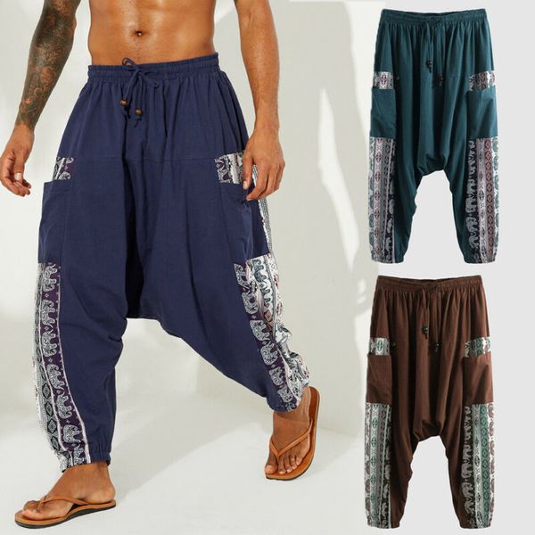 loose yoga pant men women harem pants cotton baggy yoga indian aladdin trouser plus size s-3xl, Black
loose yoga pant men women harem pants cotton baggy yoga indian aladdin trouser plus size s-3xl, Black