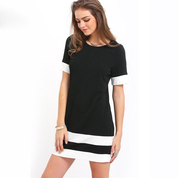 woman clothes designer dresses beach dress 2019 summer casual patchwork short sleeve loose mini dress vestidos plus size women clothes, Black;gray
woman clothes designer dresses beach dress 2019 summer casual patchwork short sleeve loose mini dress vestidos plus size women clothes, Black;gray