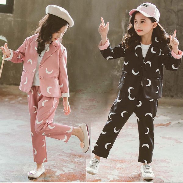 school children suit autumn teenage girls suit jacket pants 2pcs girls clothing set kids clothes tracksuit for girls clothes 10y t200413, White
school children suit autumn teenage girls suit jacket pants 2pcs girls clothing set kids clothes tracksuit for girls clothes 10y t200413, White