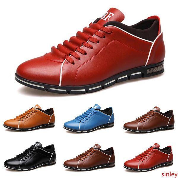 2020 sale men casual leather shoes black red chestnut light blue fashion mens sneakers flat shoe outdoor walking size 40-45
2020 sale men casual leather shoes black red chestnut light blue fashion mens sneakers flat shoe outdoor walking size 40-45