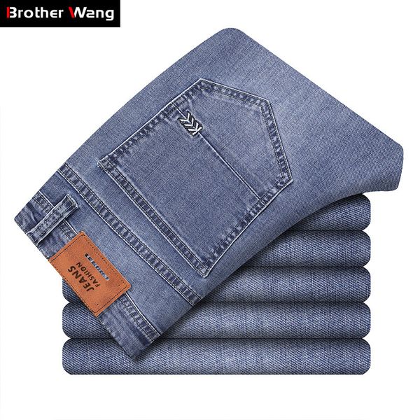 2020 summer new men's gray-blue thin jeans fashion casual stretch slim denim trousers male comfortable pants
2020 summer new men's gray-blue thin jeans fashion casual stretch slim denim trousers male comfortable pants