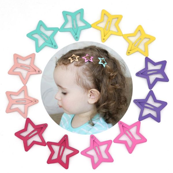 6 pcs girls colorful star hair clips set for hair clip pins bb hairpins color metal barrettes for baby children girls styling accessories, Golden;silver
6 pcs girls colorful star hair clips set for hair clip pins bb hairpins color metal barrettes for baby children girls styling accessories, Golden;silver