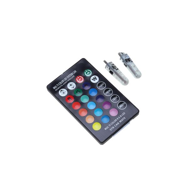 1 пара t10 6smd 12v авто с дистанционным управлением красочный светодиодные лампы салона автосвет номерного знака
1 пара t10 6smd 12v авто с дистанционным управлением красочный светодиодные лампы салона автосвет номерного знака