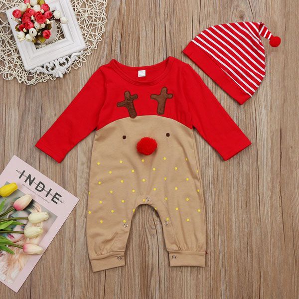 new christmas spring autumn infant baby cartoon deer rompers with hat kids long sleeve onesies overalls jumpsuits children rompers 14359, Blue
new christmas spring autumn infant baby cartoon deer rompers with hat kids long sleeve onesies overalls jumpsuits children rompers 14359, Blue