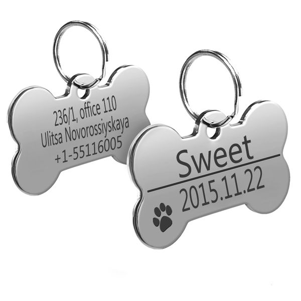 an-ti loss stainless steel personalized engraving dog cat id tag for collar customized pet name id tag
an-ti loss stainless steel personalized engraving dog cat id tag for collar customized pet name id tag