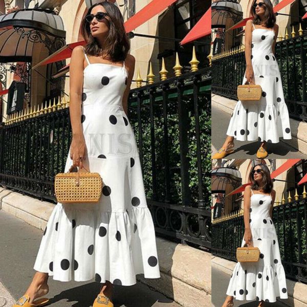 женщины лето бохо длинное платье макси вечерний коктейль пляжные платья сарафан без бретелек спагетти ремень горошек макси платье, Black;gray
женщины лето бохо длинное платье макси вечерний коктейль пляжные платья сарафан без бретелек спагетти ремень горошек макси платье, Black;gray