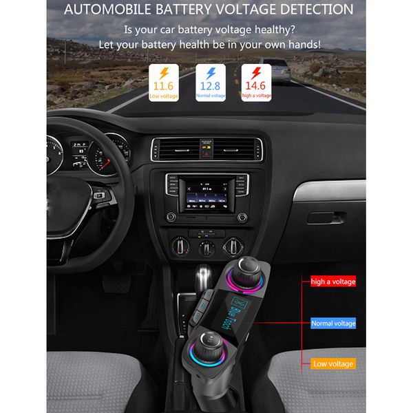 12-24v big screen display voltage double button car bluetooth mp3 fm transmitter car charger usb stand holder usb cable
12-24v big screen display voltage double button car bluetooth mp3 fm transmitter car charger usb stand holder usb cable